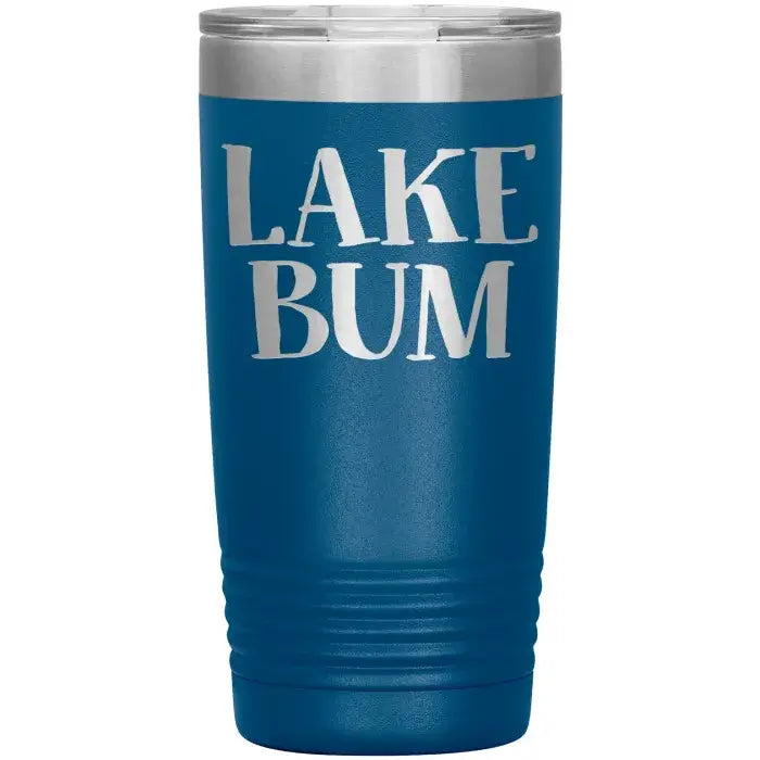 Lake Lover Insulated Tumbler - Humorous Drink Cup with Lid
