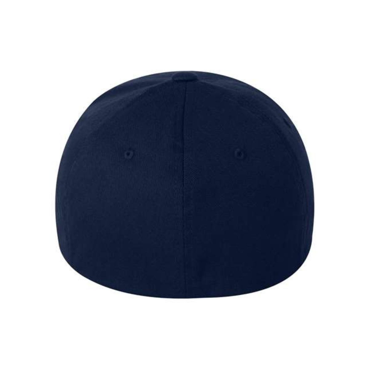 Flexfit 6277 Custom Patch Fitted Baseball Cap – Curved Visor in Navy - view 4