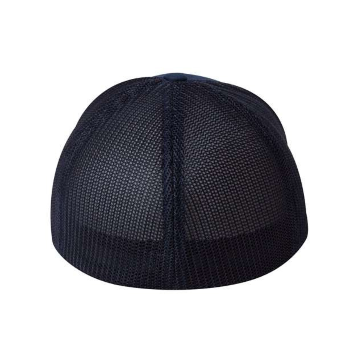 Flexfit 6511 Custom Patch Fitted Trucker Hat – Stretch-Fit Mesh Back in Navy - view 4