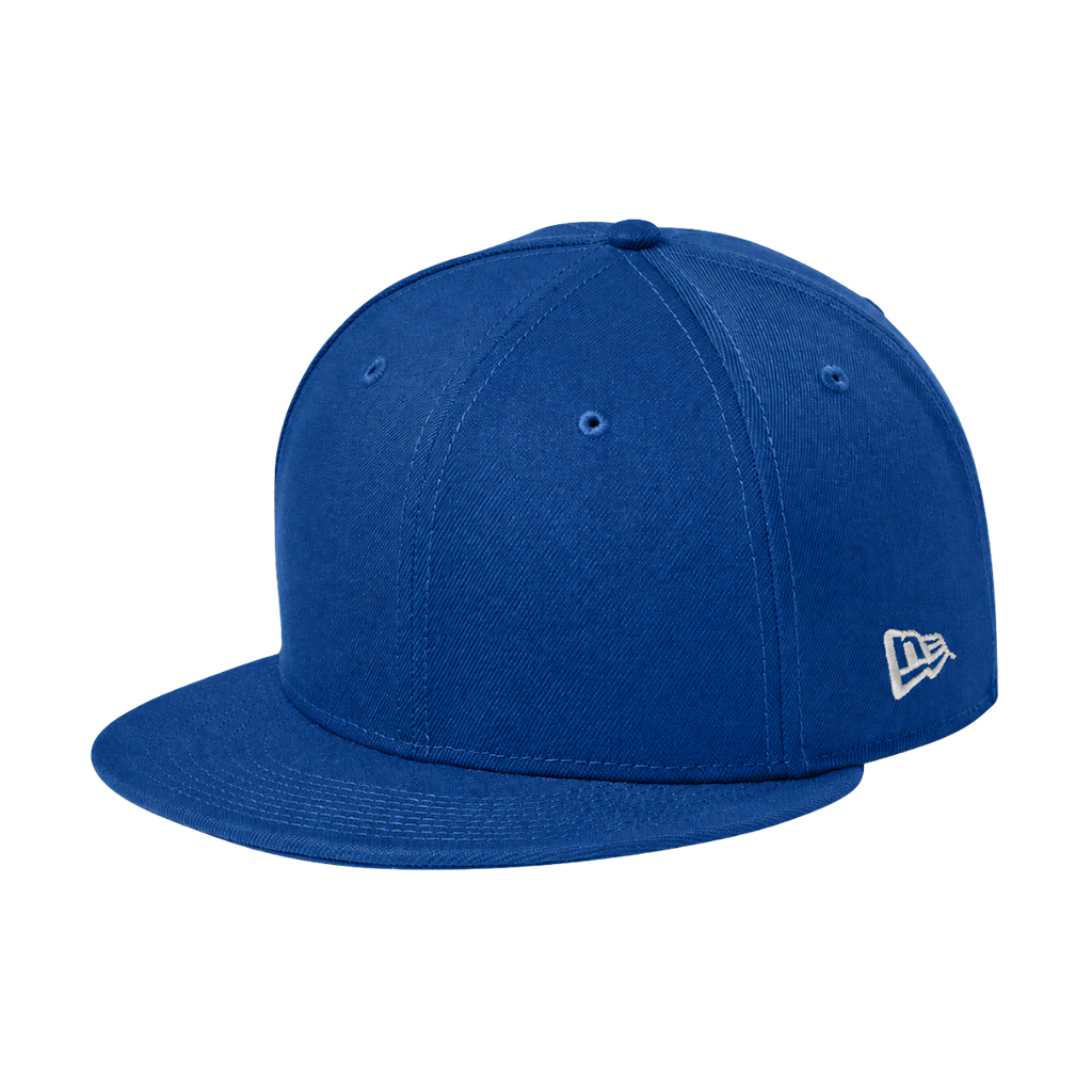 New Era NE4020 Custom Patch Flat Bill Snapback – High Profile in Flag Royal