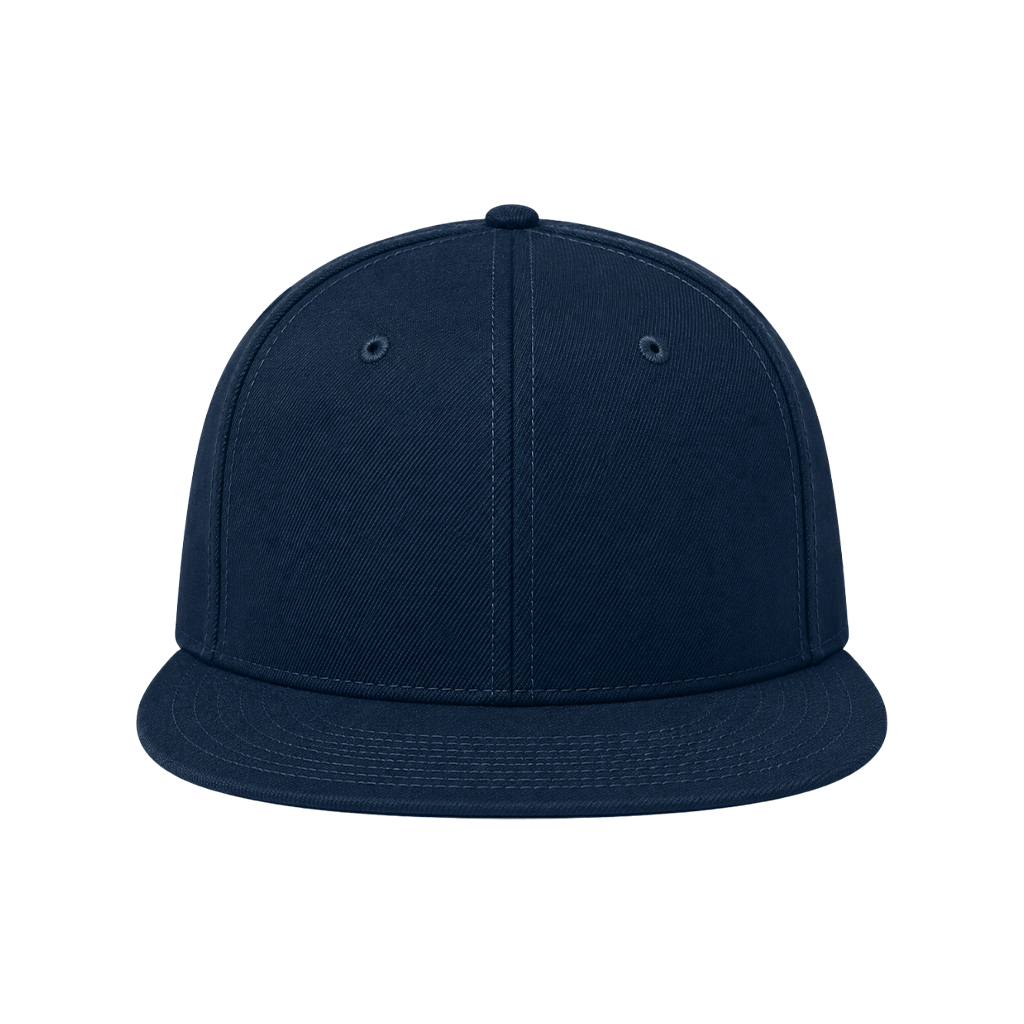 New Era NE4020 Custom Patch Flat Bill Snapback – High Profile in Flag Deep Navy - view 2