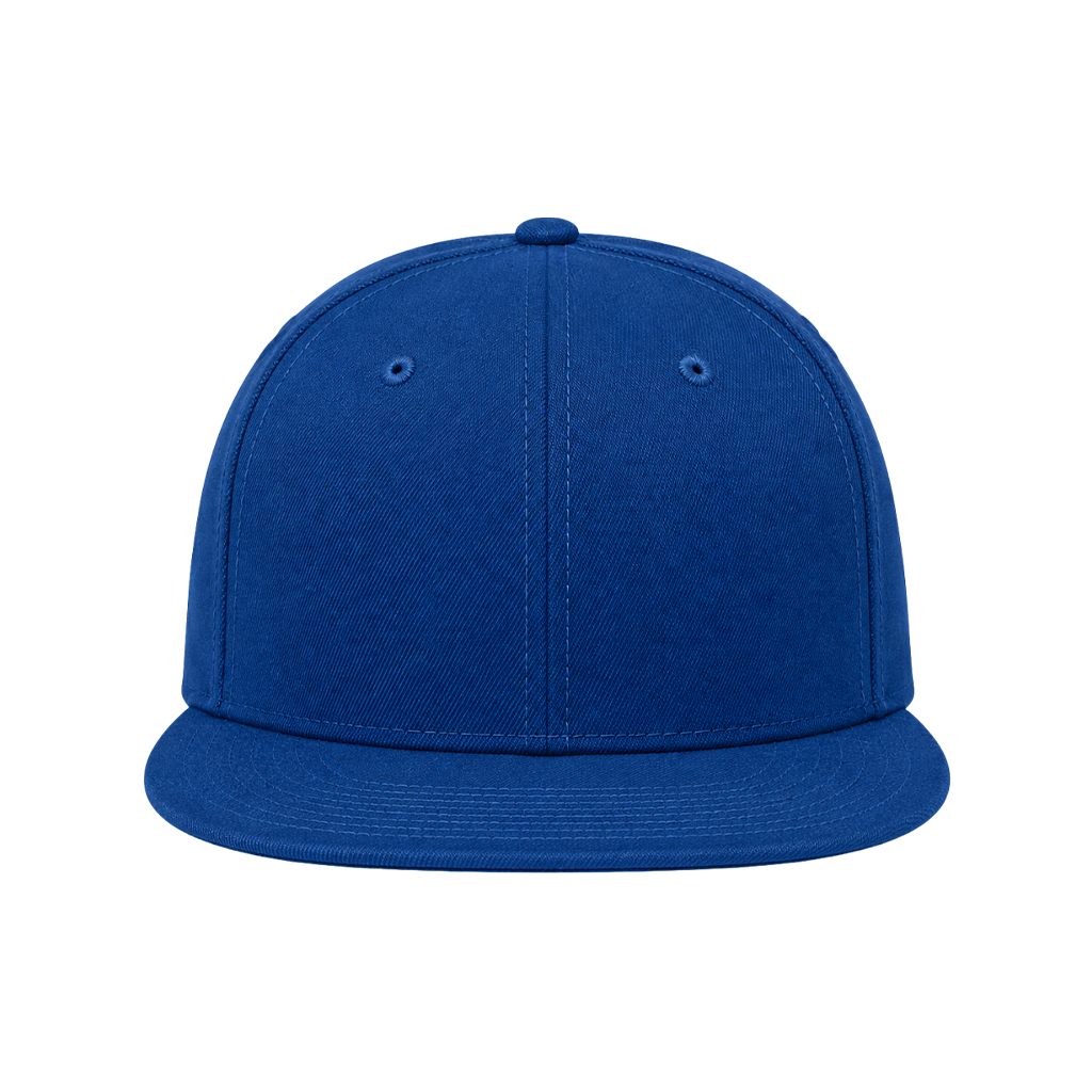 New Era NE4020 Custom Patch Flat Bill Snapback – High Profile in Flag Royal - view 2