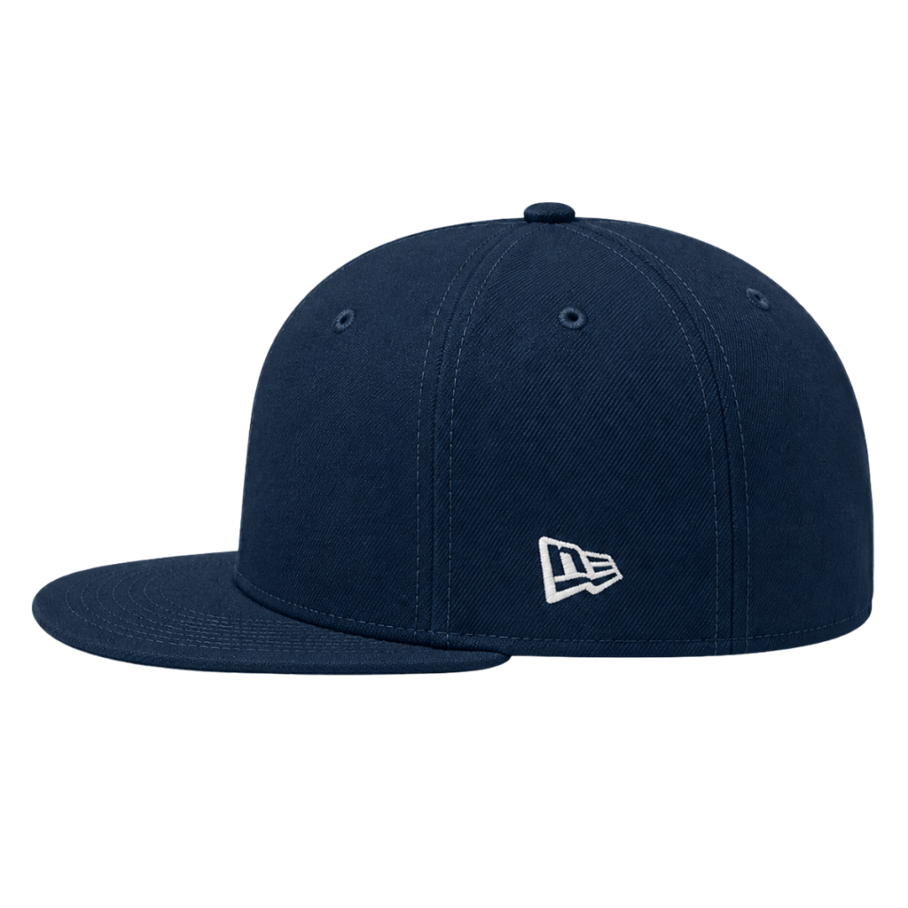New Era NE4020 Custom Patch Flat Bill Snapback – High Profile in Flag Deep Navy - view 3