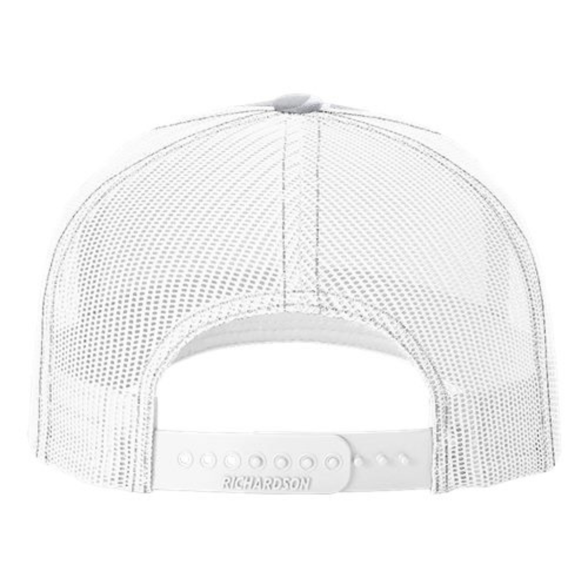 Richardson 112PFP Custom Patch Camo Trucker Hat – Mesh Back Snapback in Blizzard Duck Camo/White - view 5