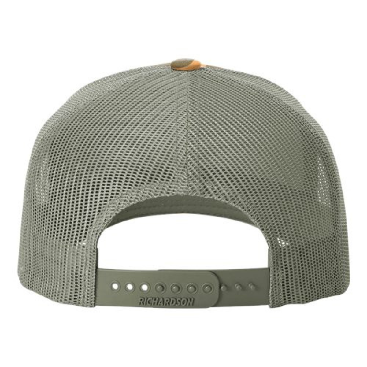 Richardson 112PFP Custom Patch Camo Trucker Hat – Mesh Back Snapback in Sienna Duck Camo/Loden - view 4