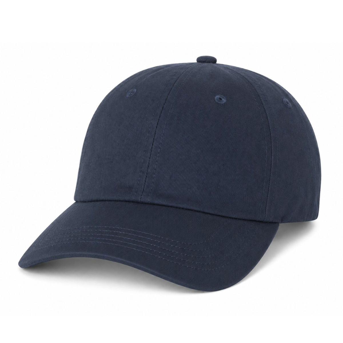 Yupoong 6245CM Custom Patch Dad Hat – Unstructured Cotton in Navy