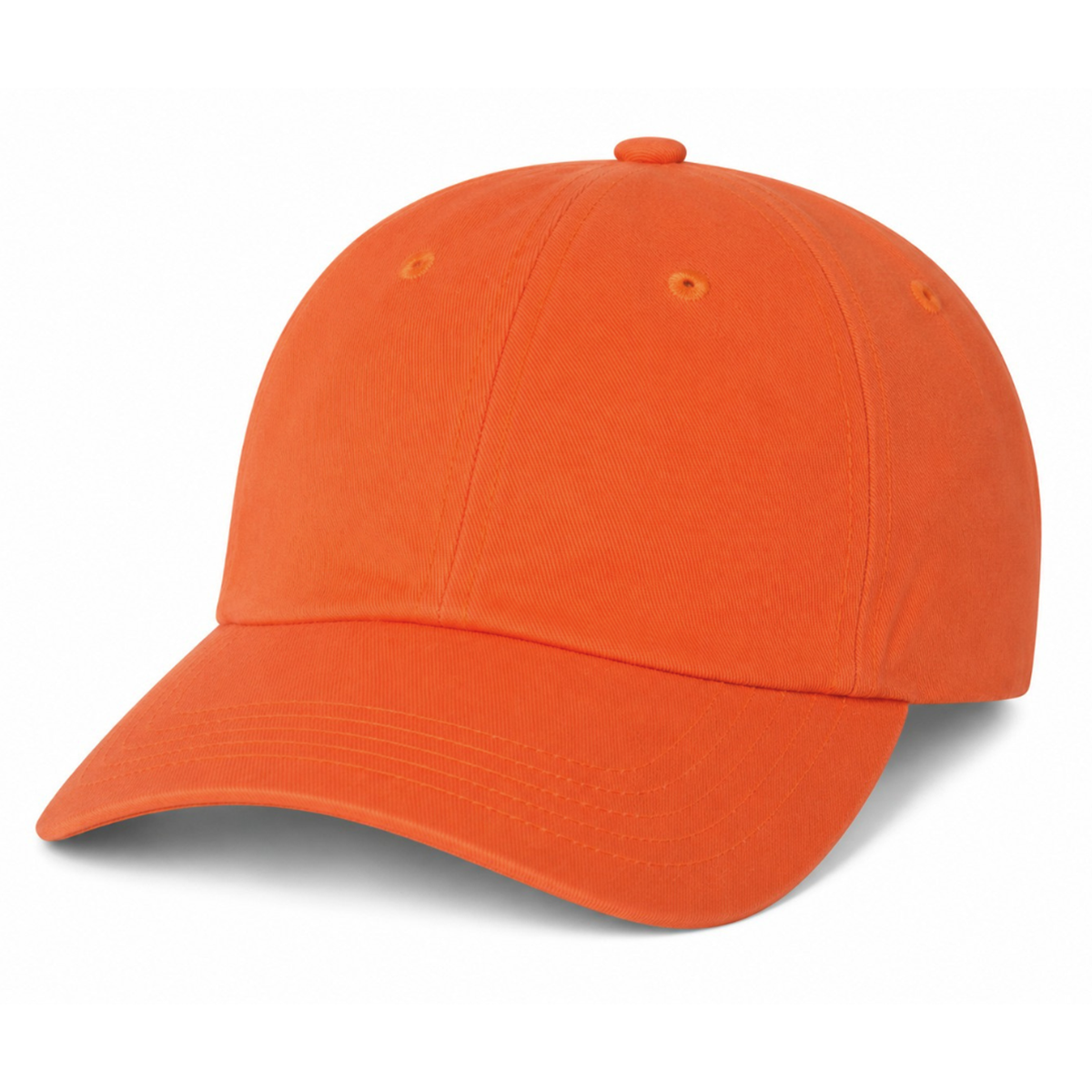 Yupoong 6245CM Custom Patch Dad Hat – Unstructured Cotton in Orange