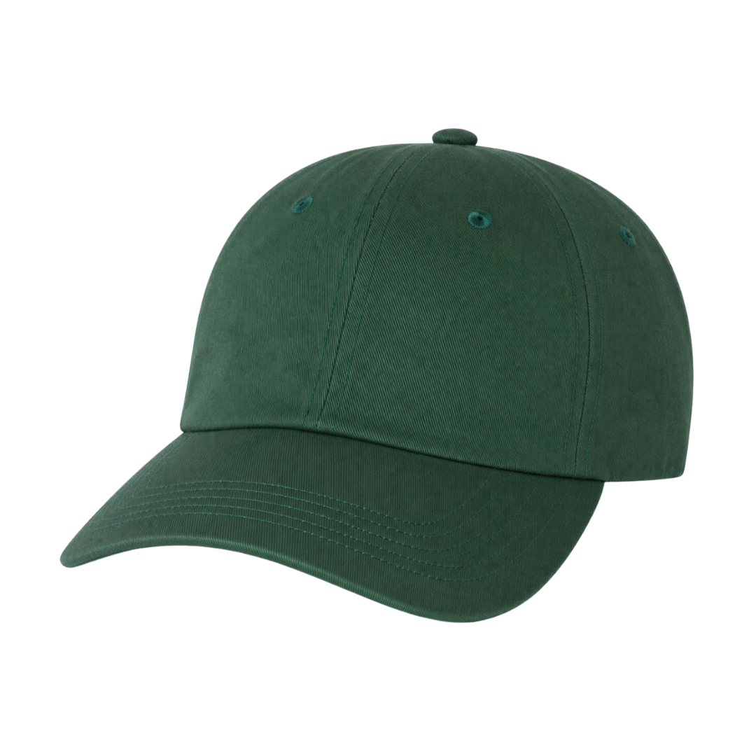 Yupoong 6245CM Custom Patch Dad Hat – Unstructured Cotton in Spruce