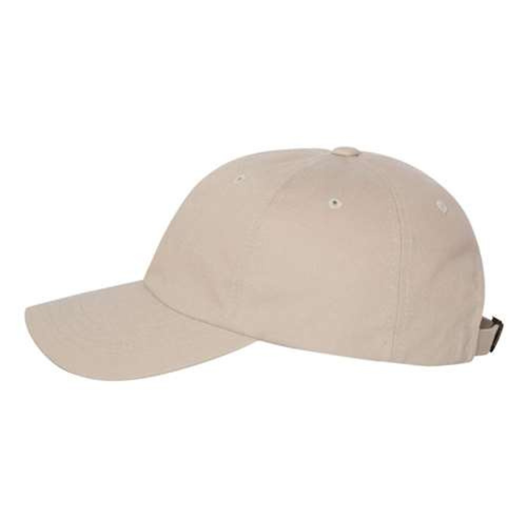 Yupoong 6245CM Custom Patch Dad Hat – Unstructured Cotton in Stone - view 3