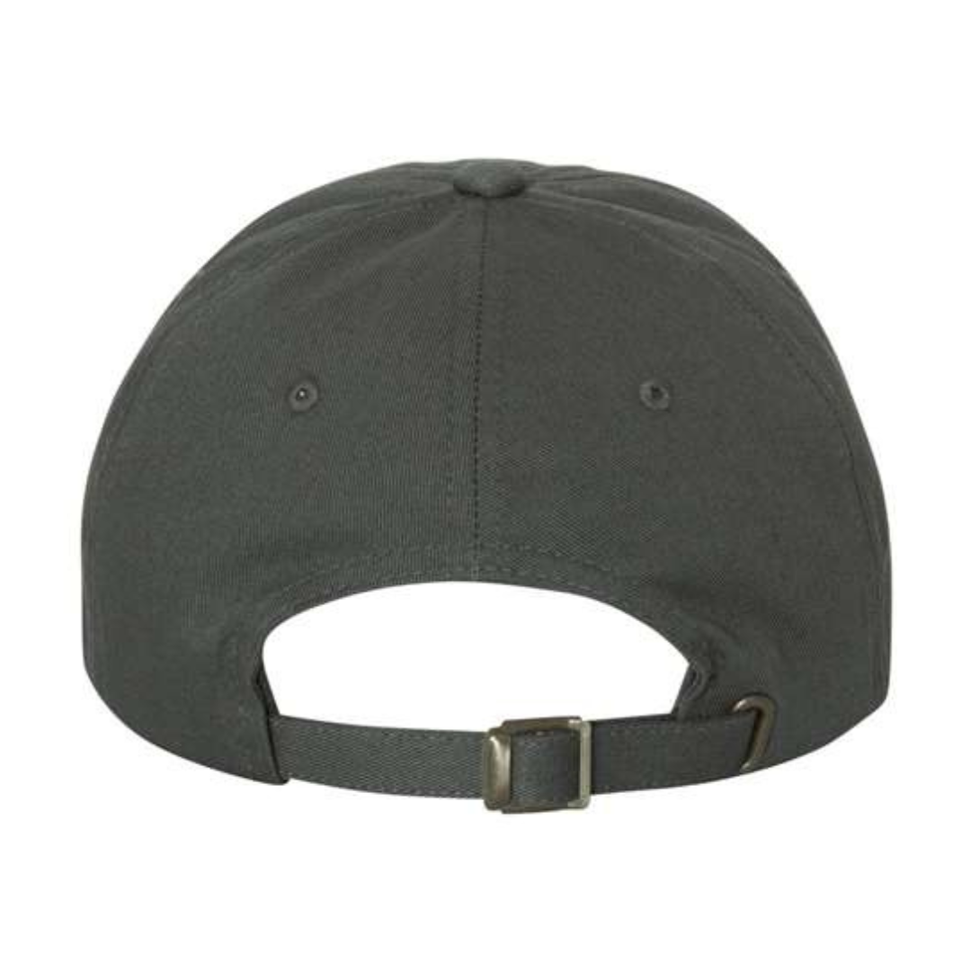 Yupoong 6245CM Custom Patch Dad Hat – Unstructured Cotton in Dark Gray - view 4