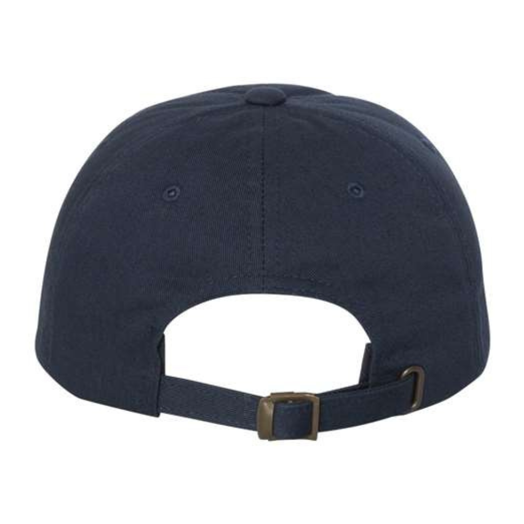 Yupoong 6245CM Custom Patch Dad Hat – Unstructured Cotton in Navy - view 4