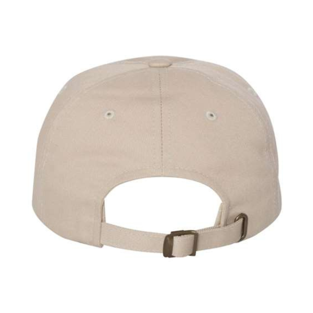 Yupoong 6245CM Custom Patch Dad Hat – Unstructured Cotton in Stone - view 4