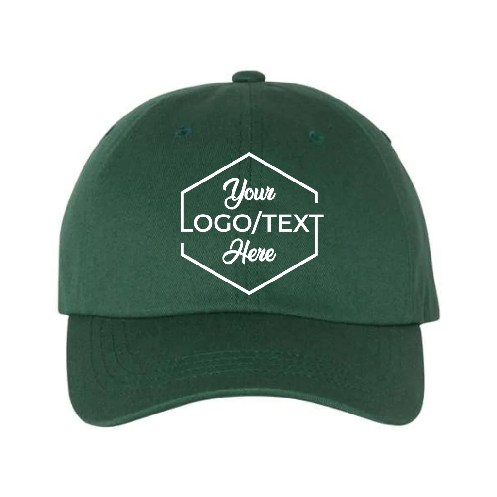Yupoong 6245CM Custom Patch Dad Hat – Unstructured Cotton in Spruce - view 5