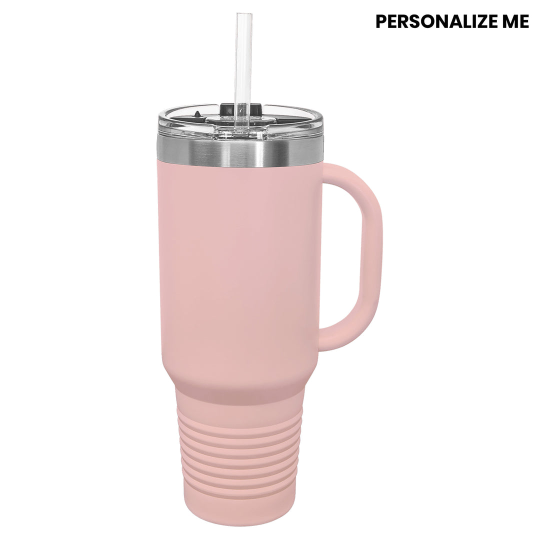 Adventure Begins Outside Comfort Tumbler with Handle