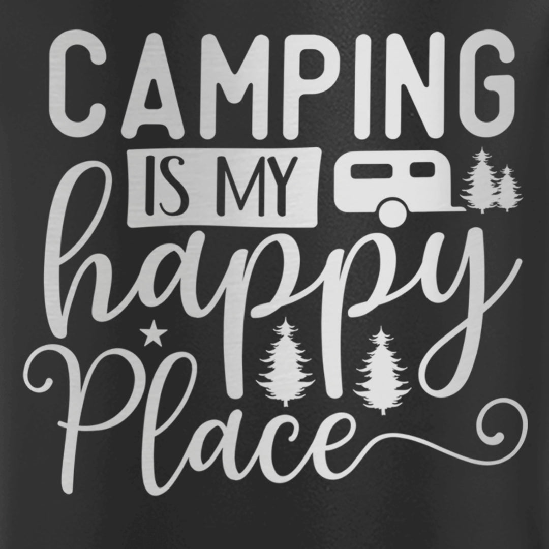 Camping Is My Happy Place Nature Exploration Tumbler with Handle