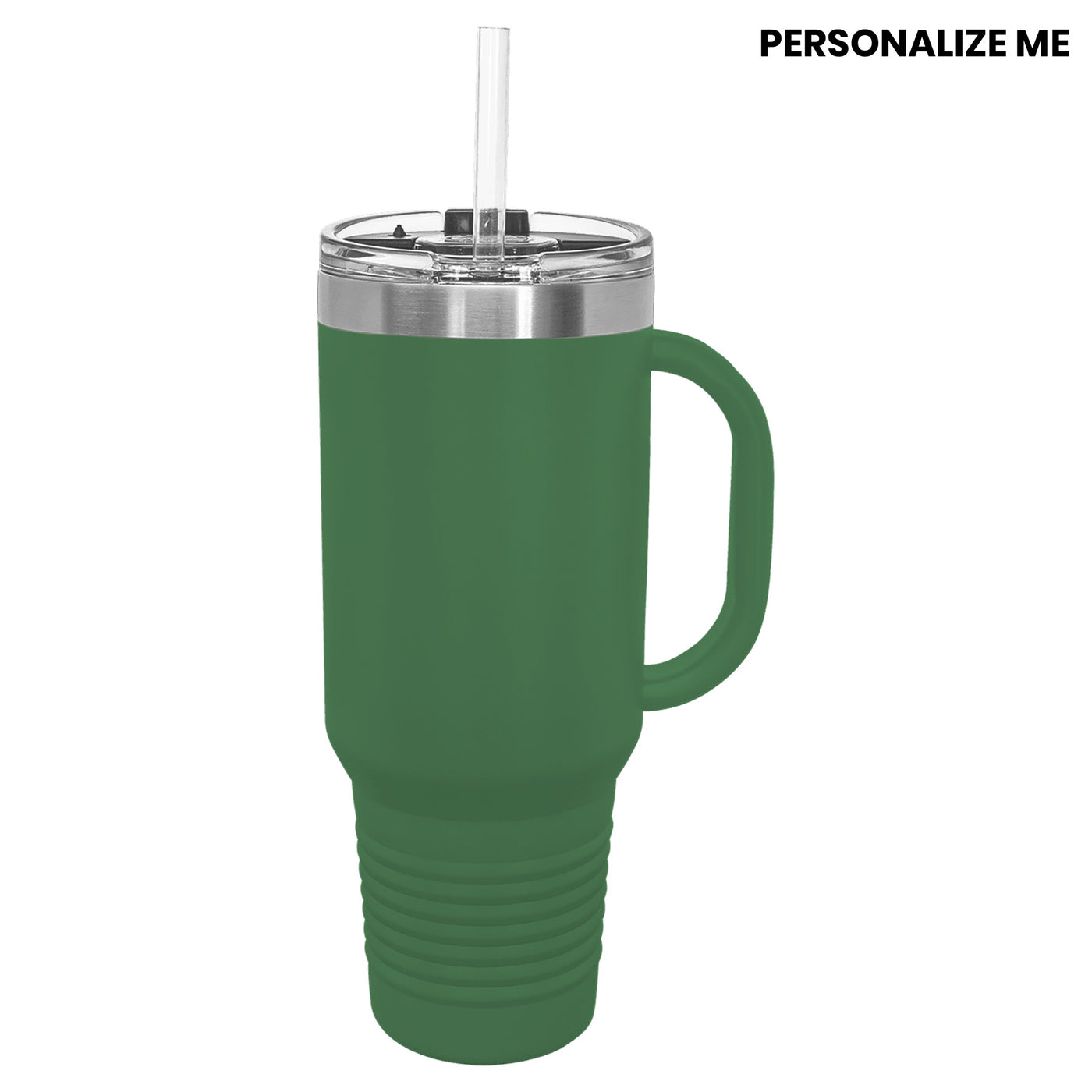 Slow Living On The Lake Symbolic Art Tumbler with Handle