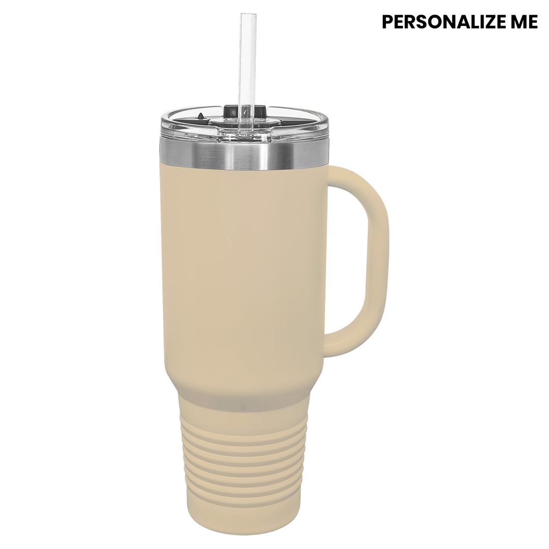 Take Me To Mountains Outdoor Hiking Tumbler with Handle