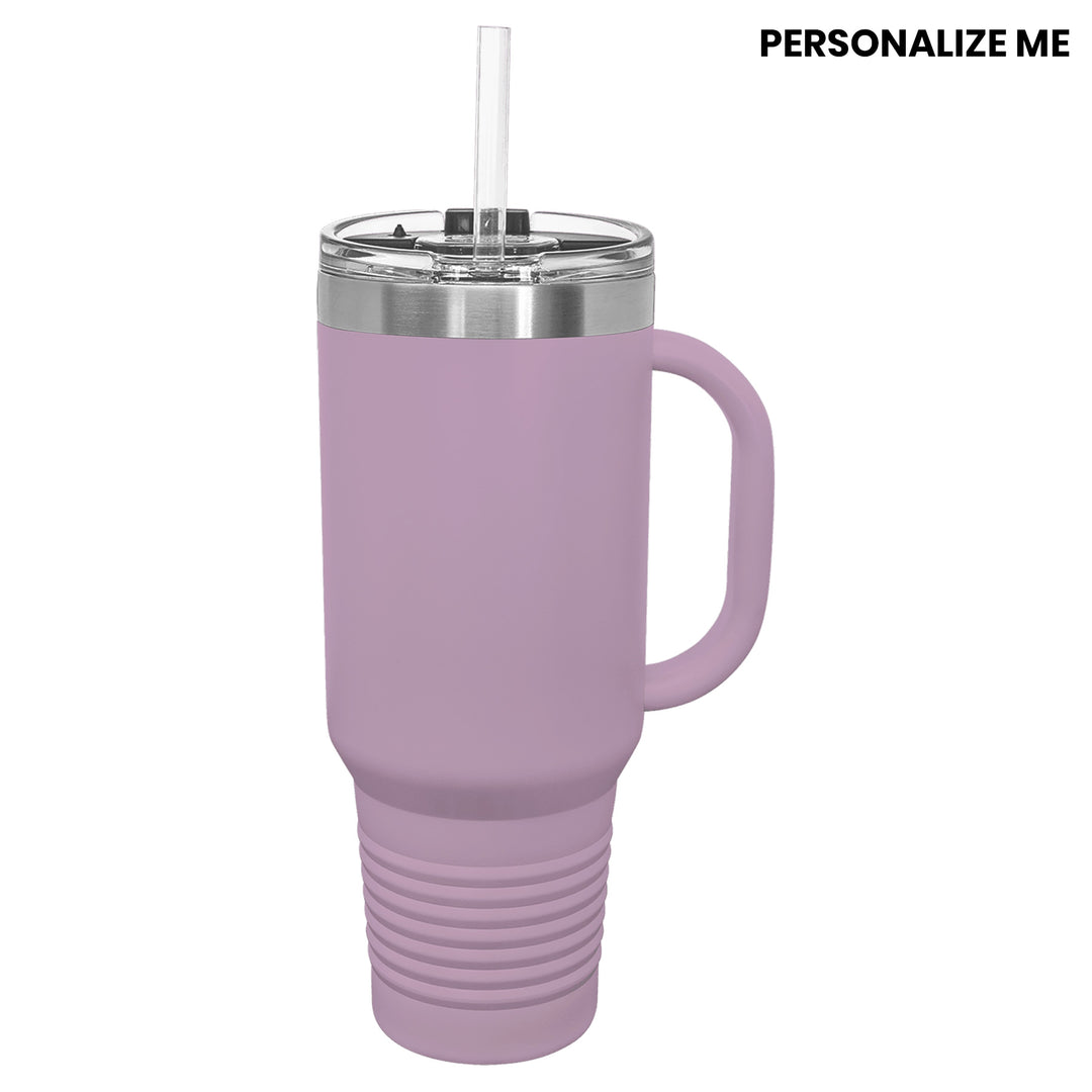 Mountains Are Calling I Must Go Adventure Tumbler with Handle