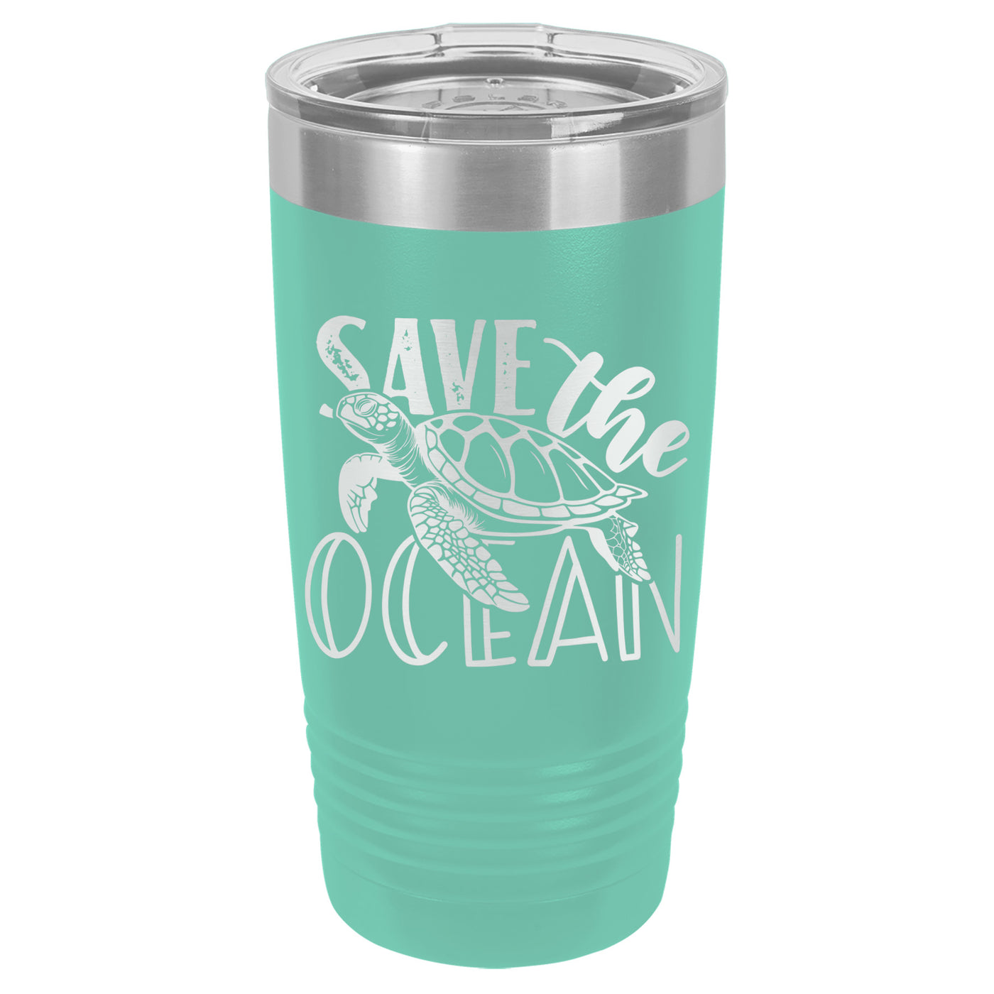 Save The Ocean Turtle Sea Dive Tumbler Cup Mug