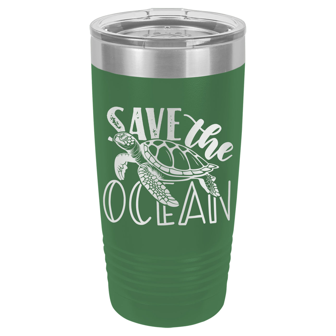 Save The Ocean Turtle Sea Dive Tumbler Cup Mug