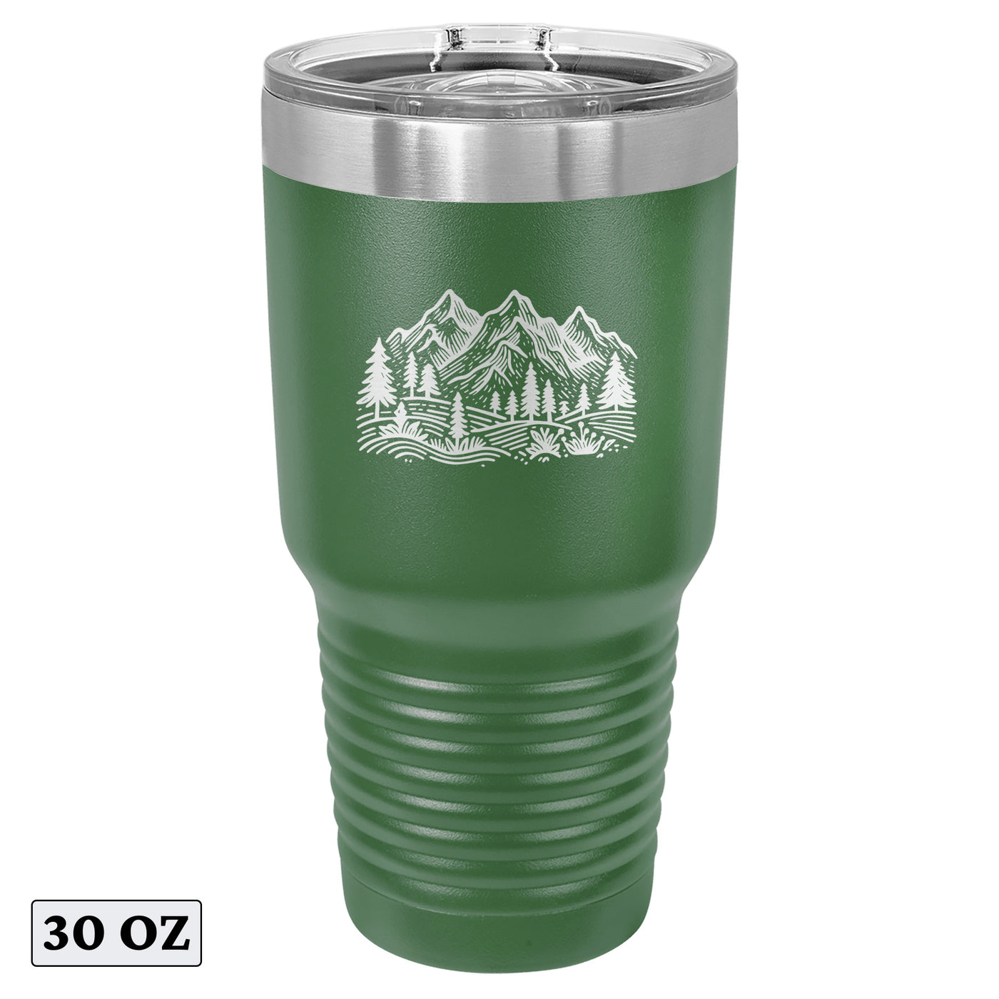 Minimalist Mountain Hiking Forest Adventure Tumbler Cup Mug