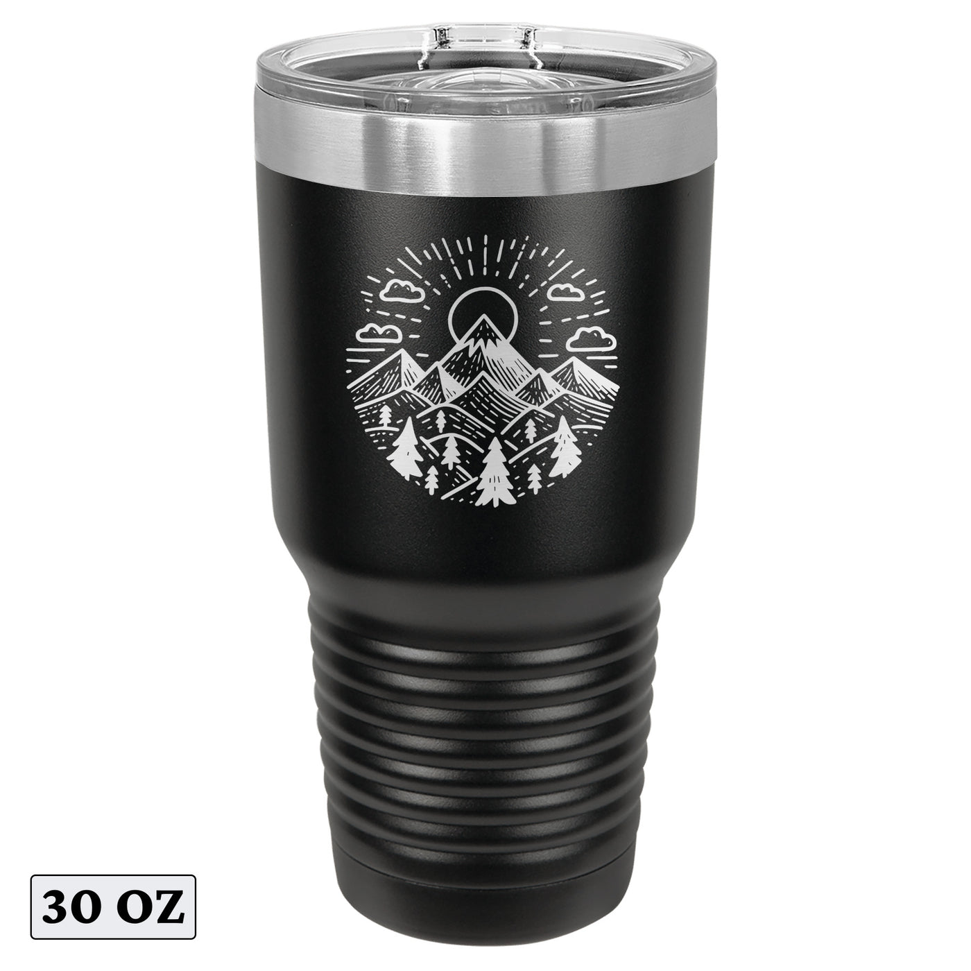 Nature-Sunrise Mountain Minimalist Calmness Tumbler Cup Mug