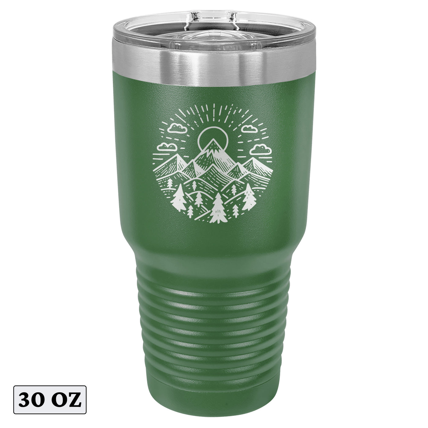 Nature-Sunrise Mountain Minimalist Calmness Tumbler Cup Mug