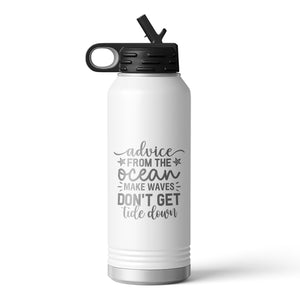 Advice From The Ocean Waves Water Bottle Mug