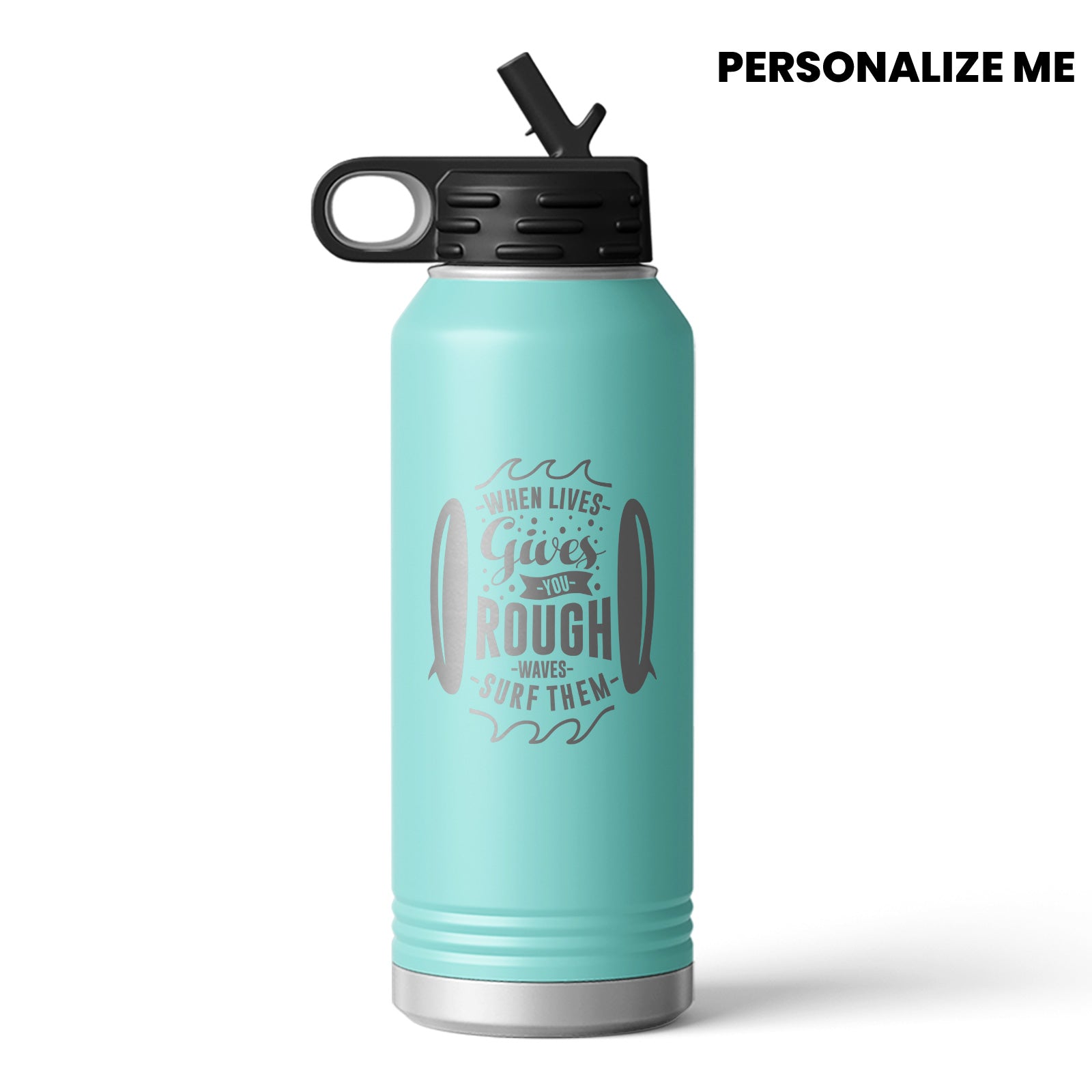 When Life Gives Rough Waves Water Bottle Mug – Wild Cause