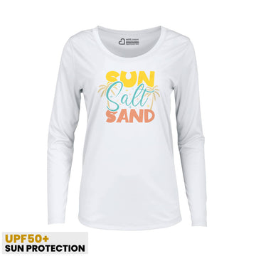 Sun, Salt, Sand Beach Adventure
 Women Sun Protection UV Performance Shirt UPF 50+