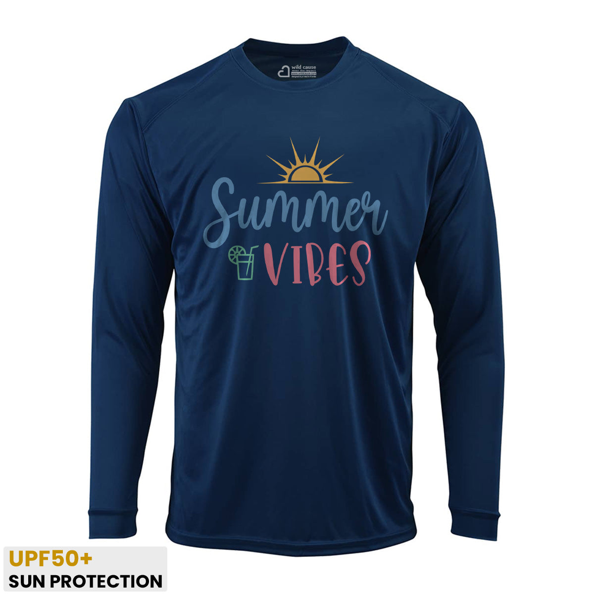 Summer Vibes Surfing Days At Beach Sun Protection UV Performance Shirt UPF 50+