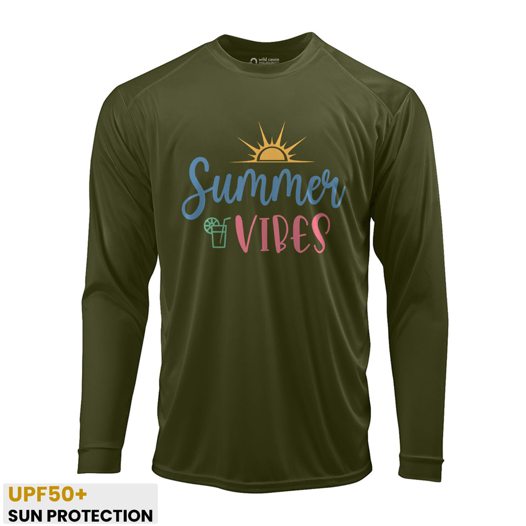 Summer Vibes Surfing Days At Beach Sun Protection UV Performance Shirt UPF 50+
