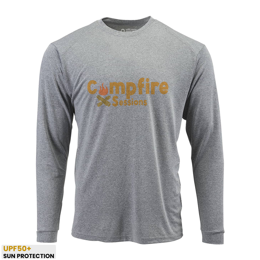 Campfire Sessions Outdoor Fun Vibes Sun Protection UV Performance Shirt UPF 50+