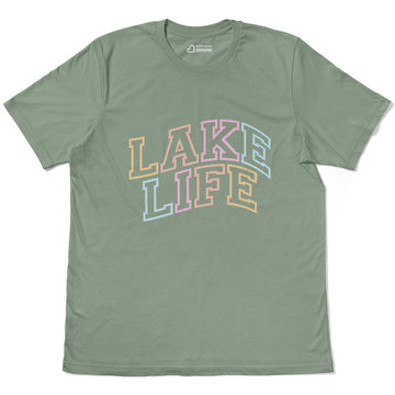 Lake Life Summer Water Fun Adult Cotton Tee T-Shirt