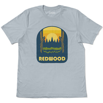 Redwood National Park Hiking Adult Cotton Tee T-Shirt