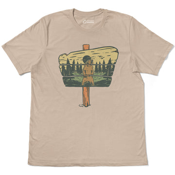 Roaring Bear National Park Adventure Adult Cotton Tee T-Shirt