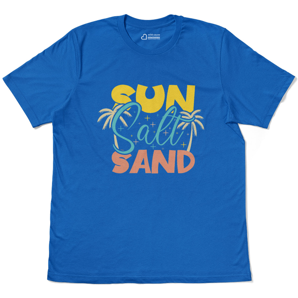 Relaxing Sun-Salt Sand Beach Adventure Getaway Adult Cotton Tee T-Shirt