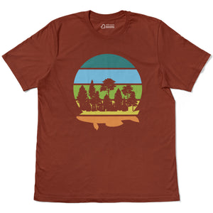 Trees, Nature And Outdoor Fun Adult Cotton Tee T-Shirt
