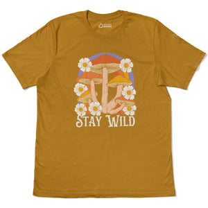 Stay Wild Outdoor Adventures Nature Adult Cotton Tee T-Shirt