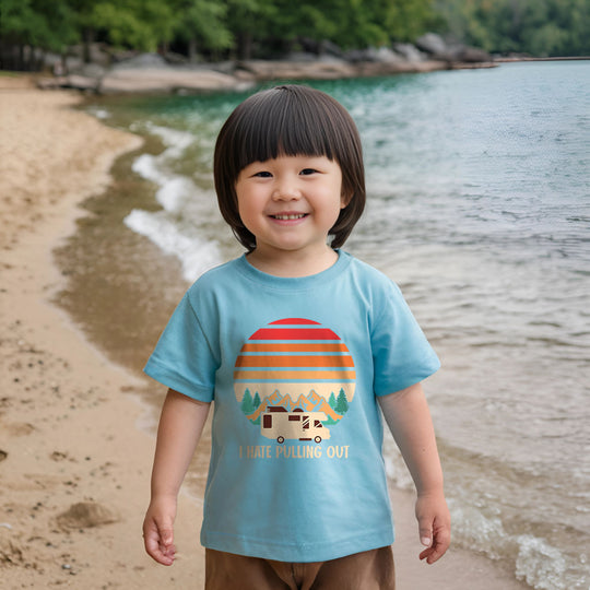 I Hate Pulling Out Of Camping Kids T-Shirt