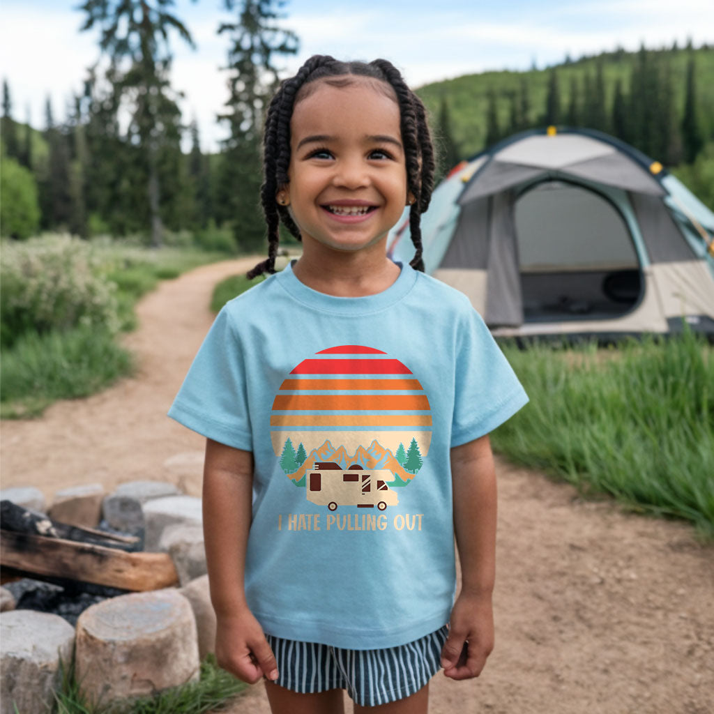 I Hate Pulling Out Of Camping Kids T-Shirt
