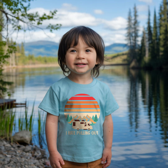 I Hate Pulling Out Of Camping Kids T-Shirt