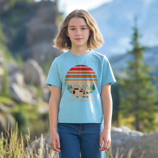 I Hate Pulling Out Of Camping Kids T-Shirt