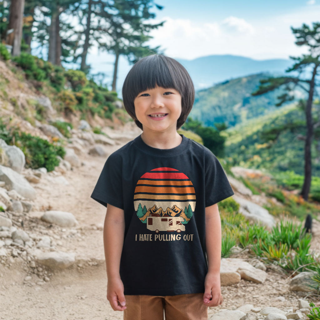 I Hate Pulling Out Of Camping Kids T-Shirt