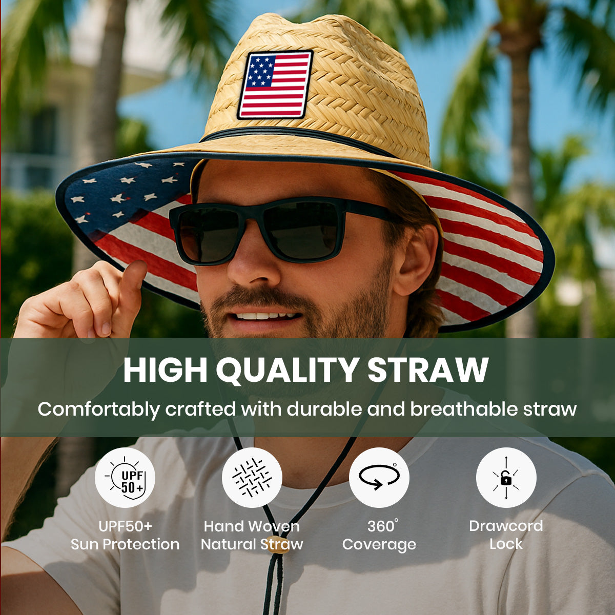 2 Straw Hats for $40